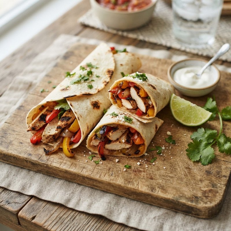 Fajitas au poulet