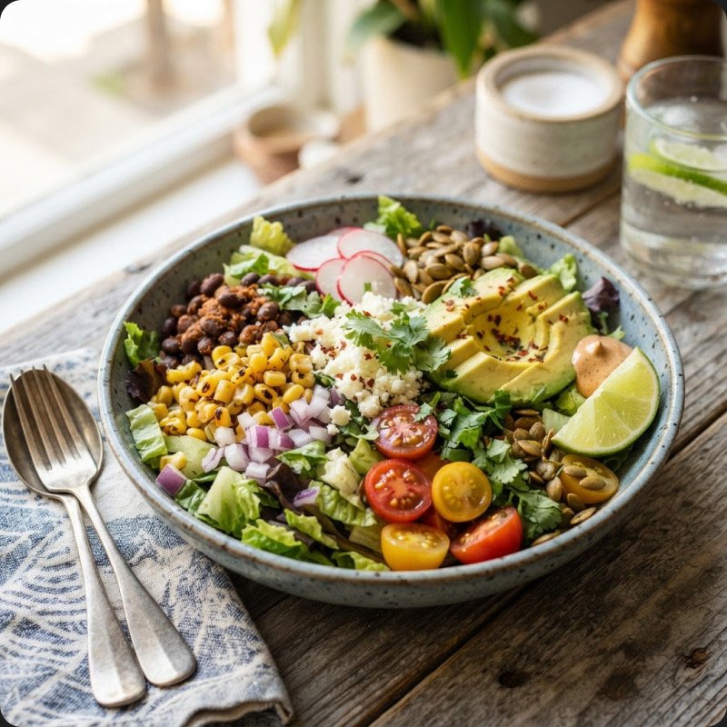 Salade bowl à la mexicaine