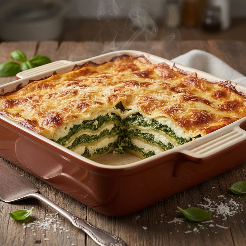 Spinach lasagna