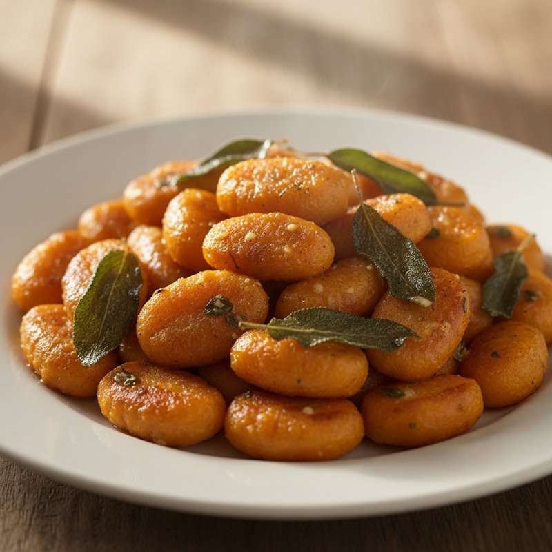 Sweet potato gnocci