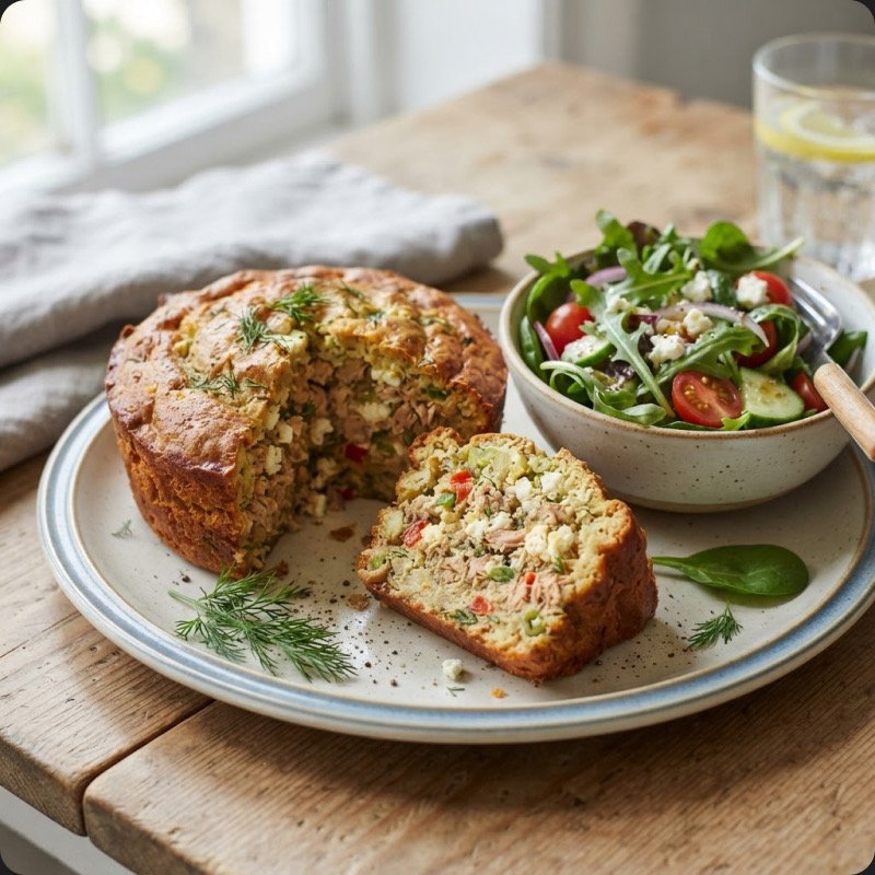 Bowl cake au thon & à la feta